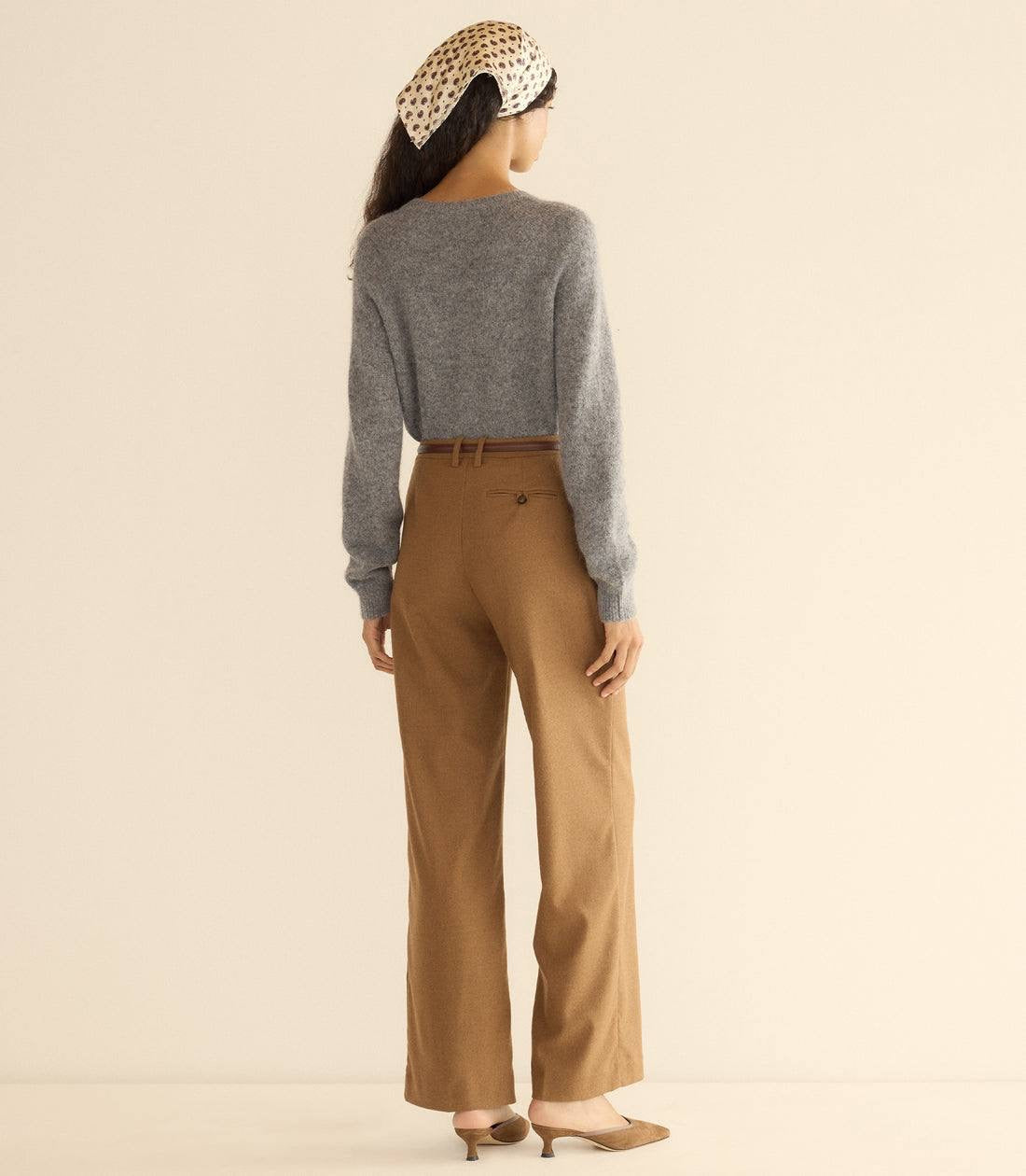 5 Colors! DN Petra Alpaca-Wool Blend Long Sleeved Cardigan