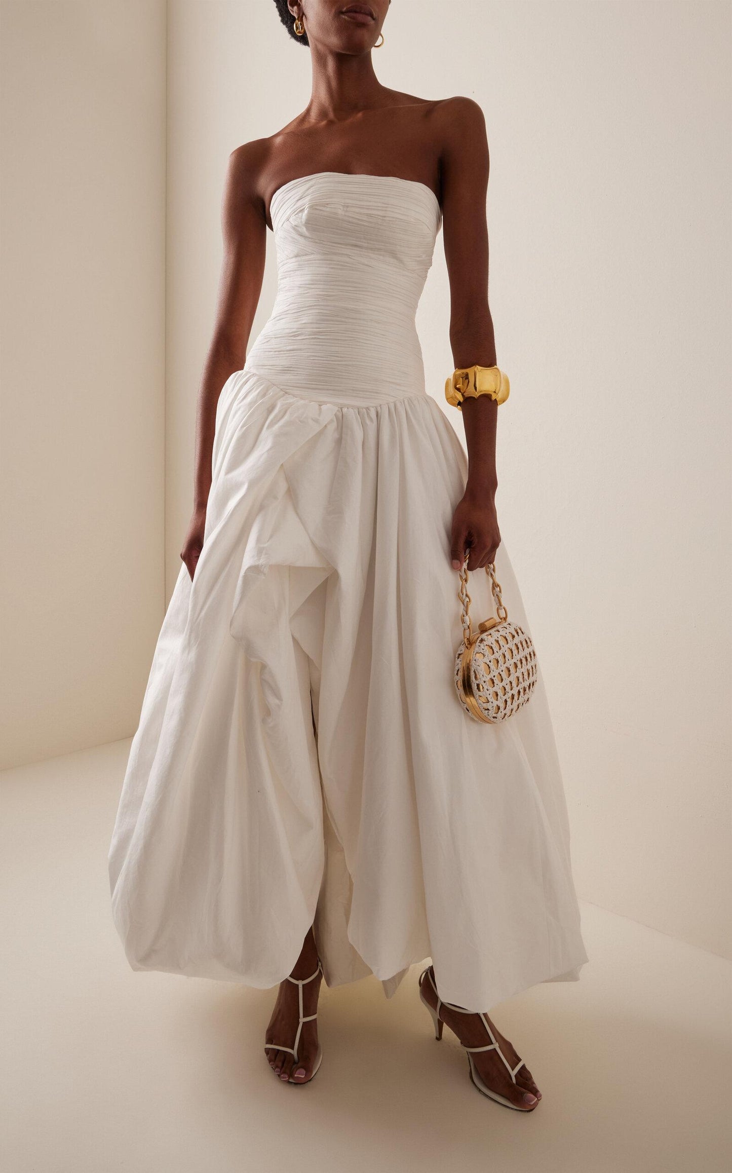 5 Colors! AJ Violette Bubble Hem Maxi Dress