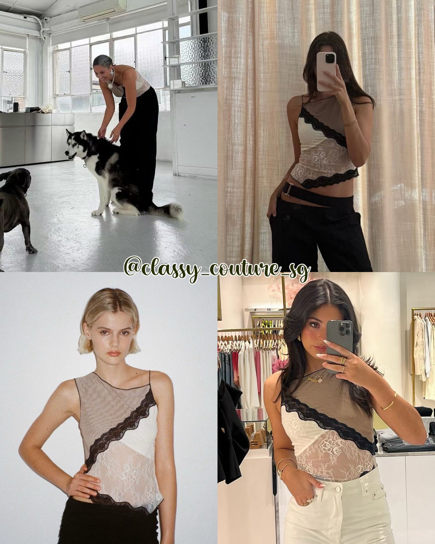 BEC Abrielle Asym Tank Top