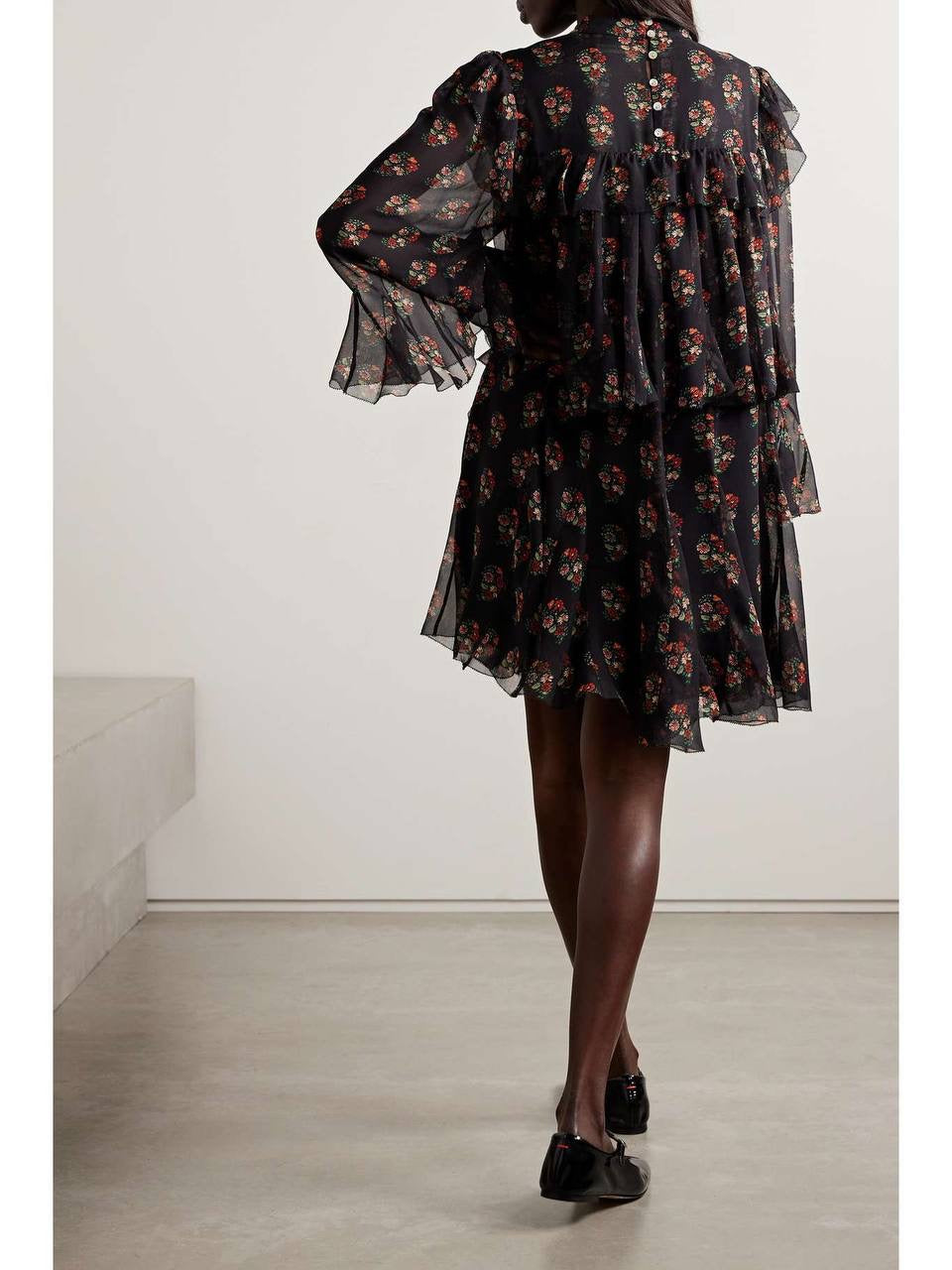 DN Alette Silk Georgette Mini Dress