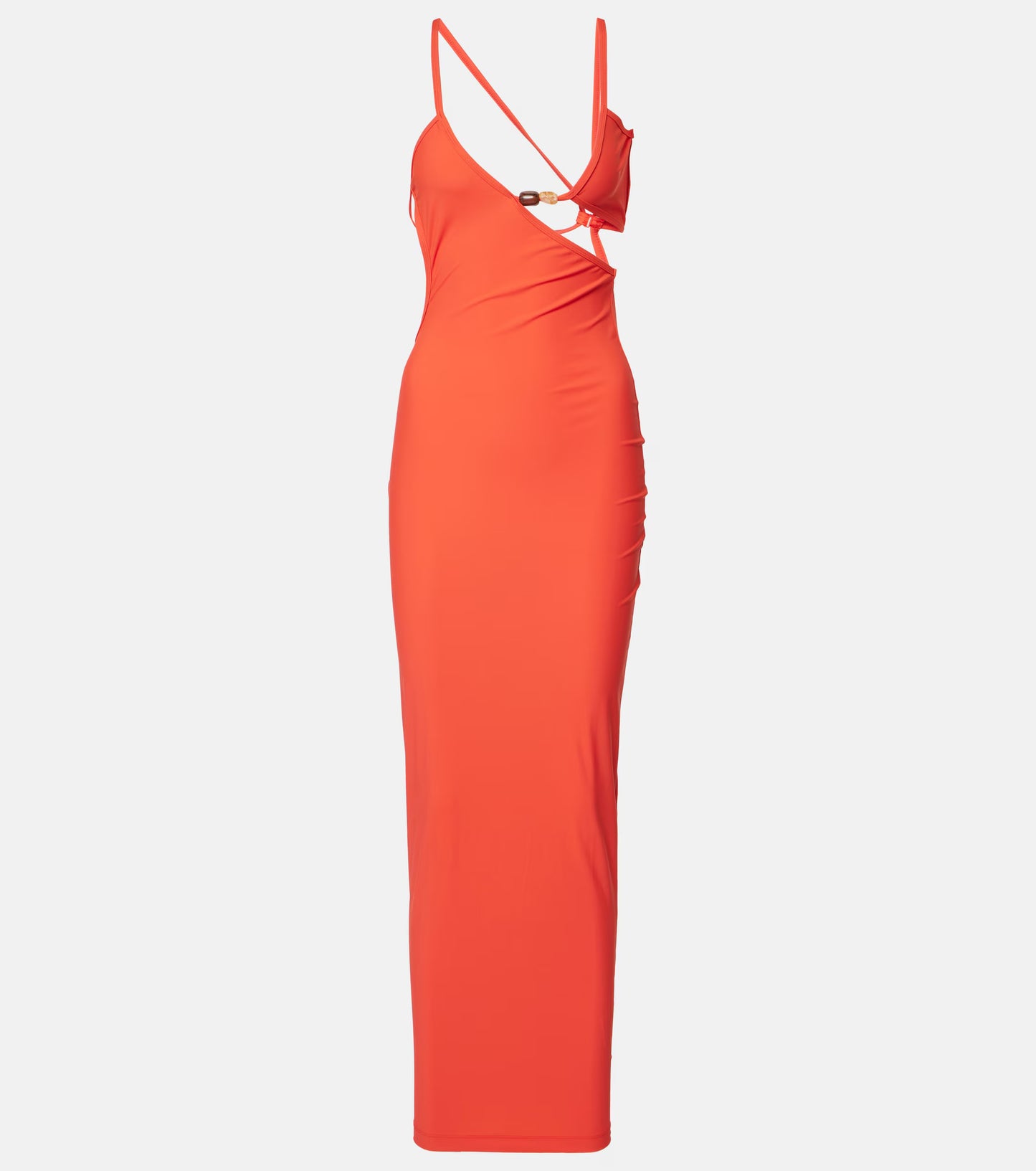 CE Crystal Embellished Maxi Dress in Red