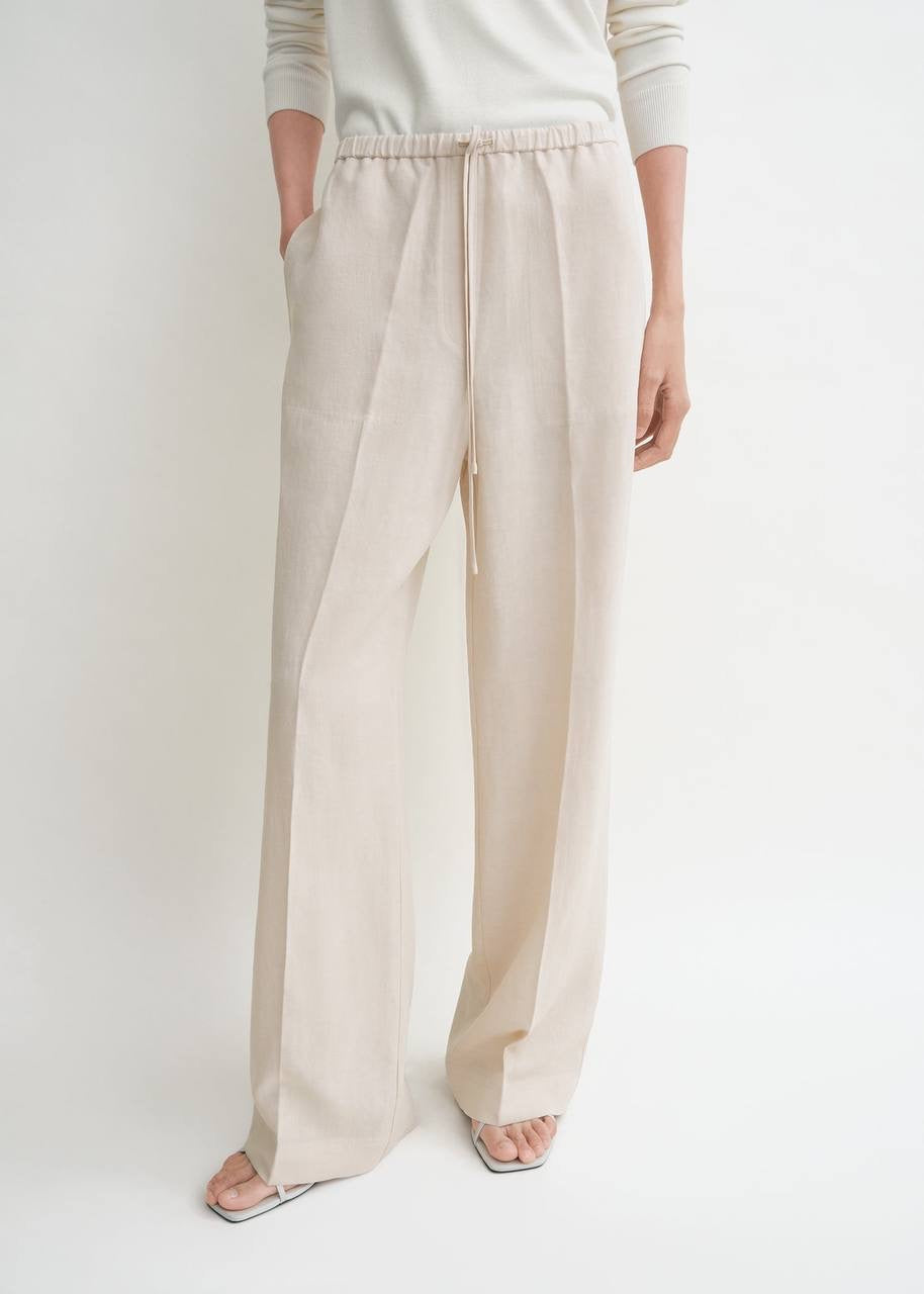 Tot Fluid Long Sleeve Shirt | Tank Top | Drawstring Trousers | Lyocell-Linen Set