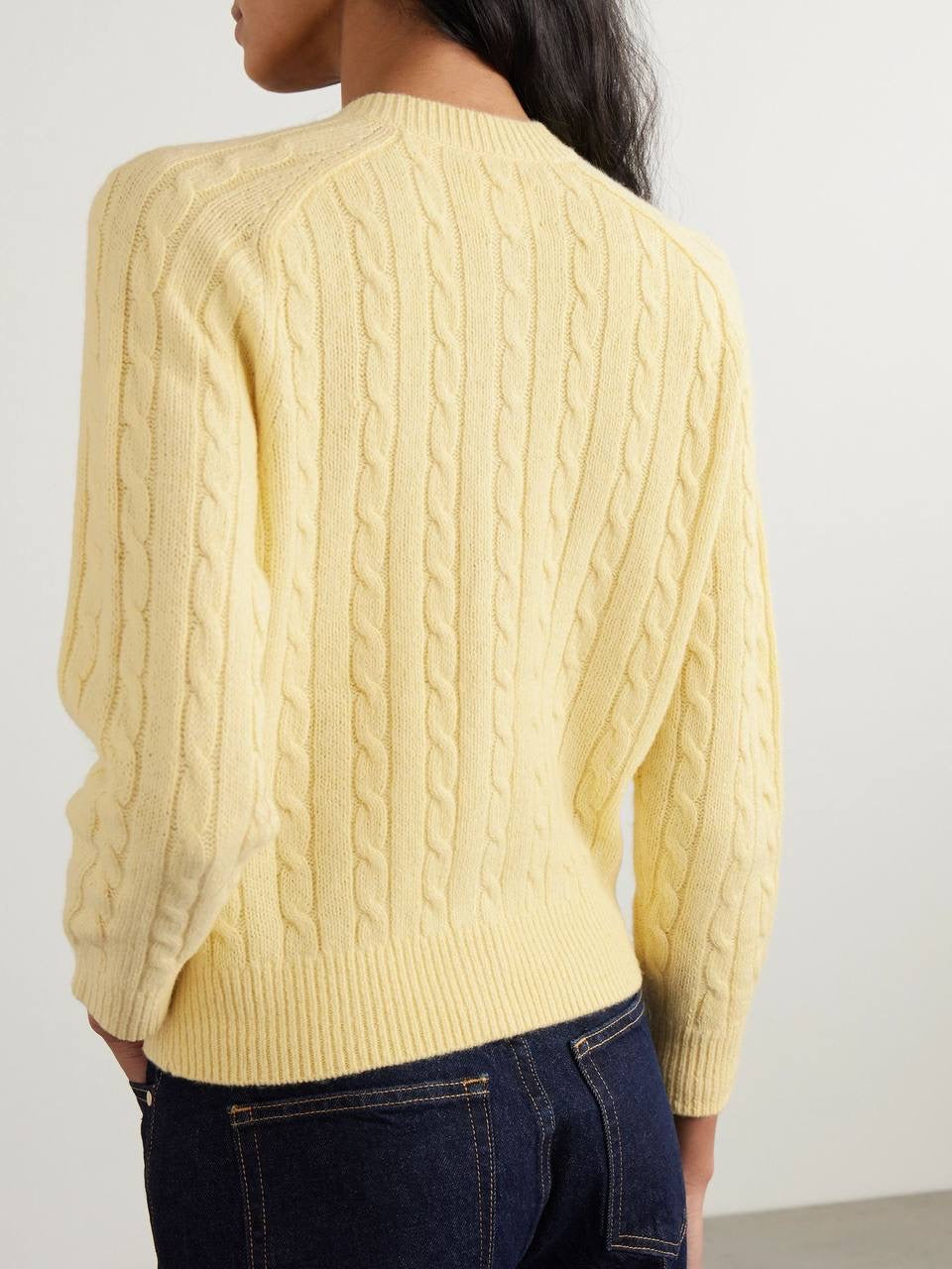 DN Penrose Cable Knit Wool-blend Cardigan