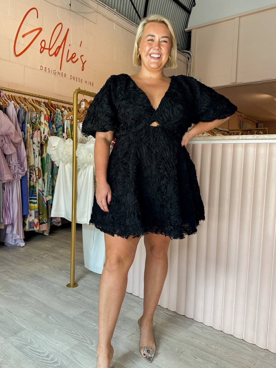 AJ Florential Swing Mini Dress