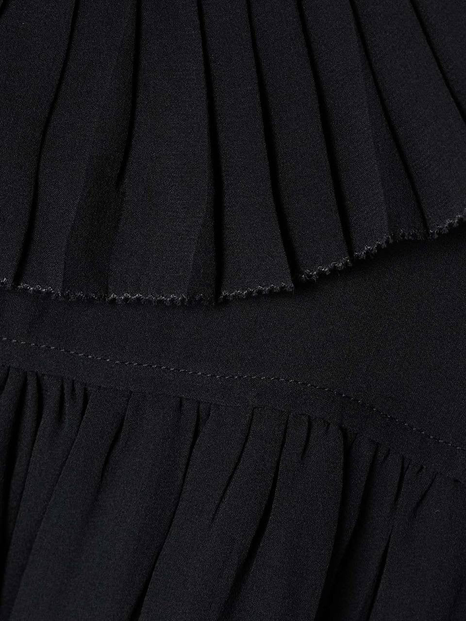UJ Miri Ruffle Silk Crepe Mini Dress
