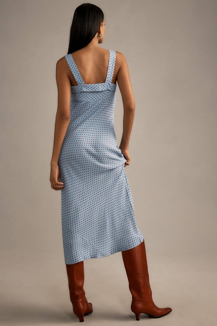 Ref Tancy Button Front Viscose Midi Dress