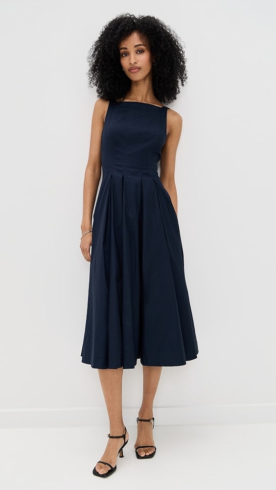 Ref Jovana Stretch-Cotton Midi Dress
