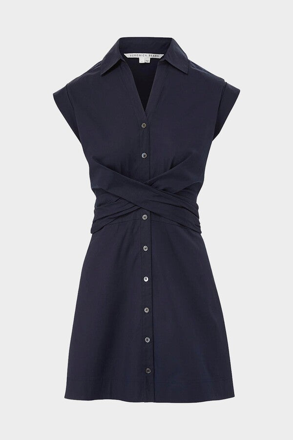 VB Nagano Stretch-Cotton Mini Dress