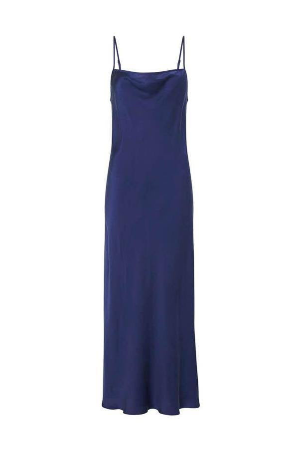 SALE! SL Long Straight Neck Midi Dress