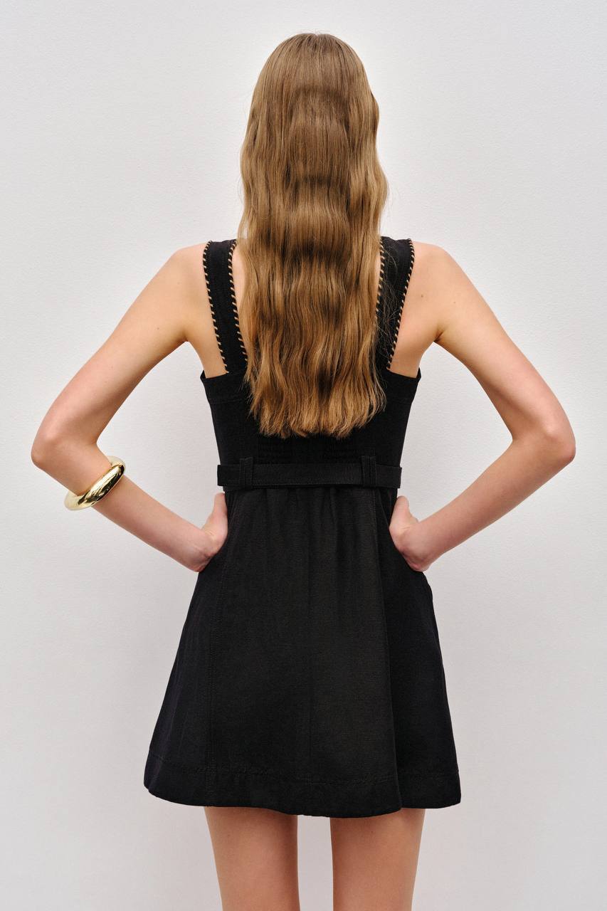 AJ Celeste Utility Mini Dress