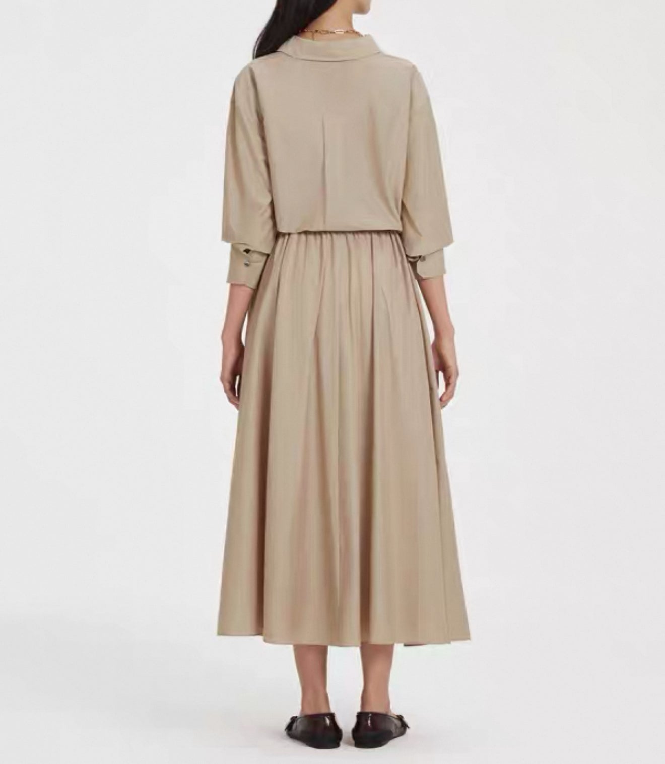 TH Midi Circle Skirt in Cotton-Blend