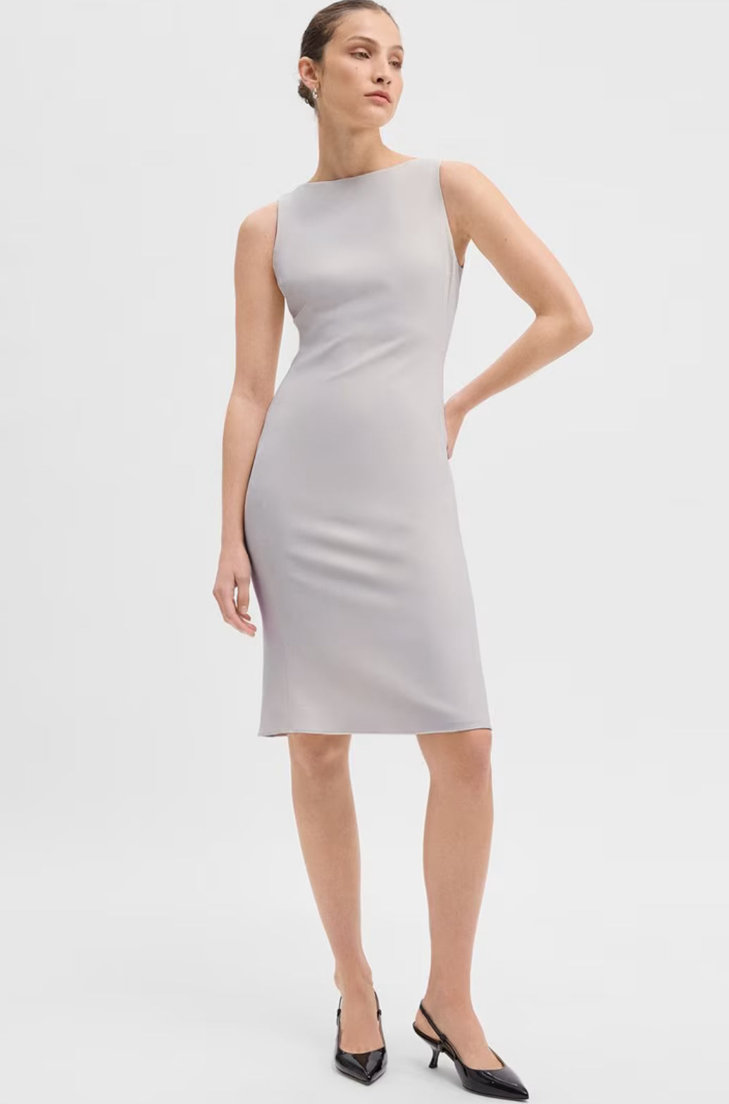 TH Flared Mini Dress in Admiral Crepe