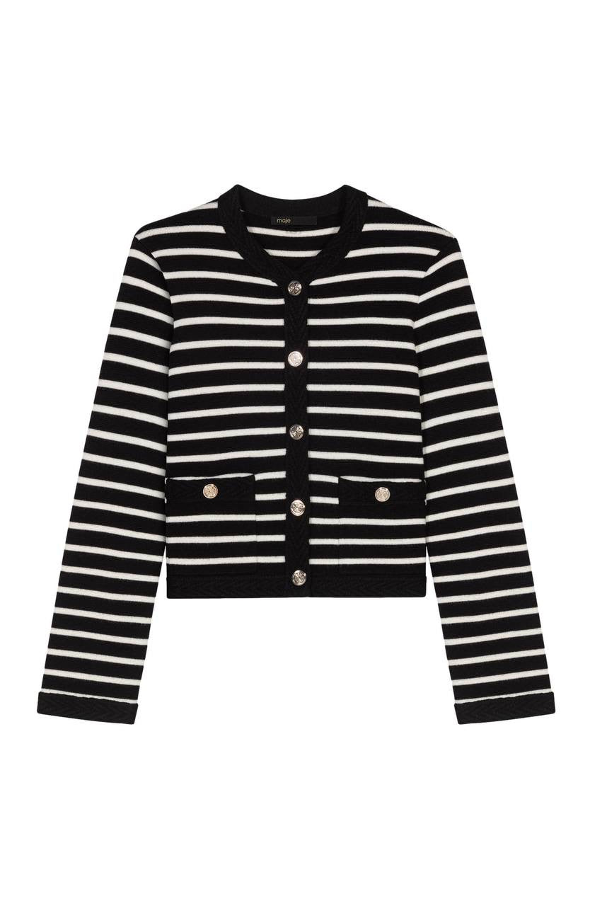 MJ Maracasse Striped Cardigan
