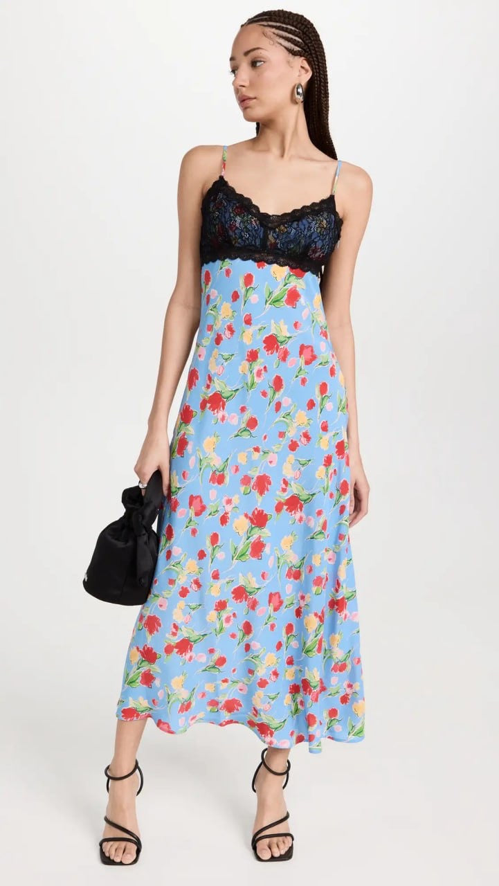 Rx Attiya Midi Slip Dress
