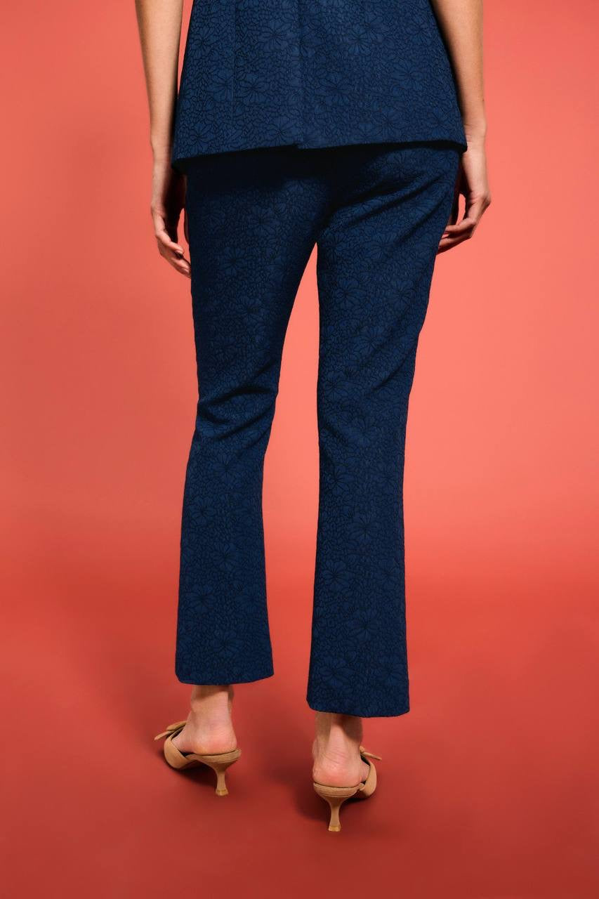 VB Bodie Jacket Top | Dell Pants | Navy Jacquard Set