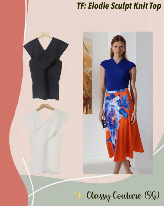 3 Colors! TF Elodie Sculpt Knit Top