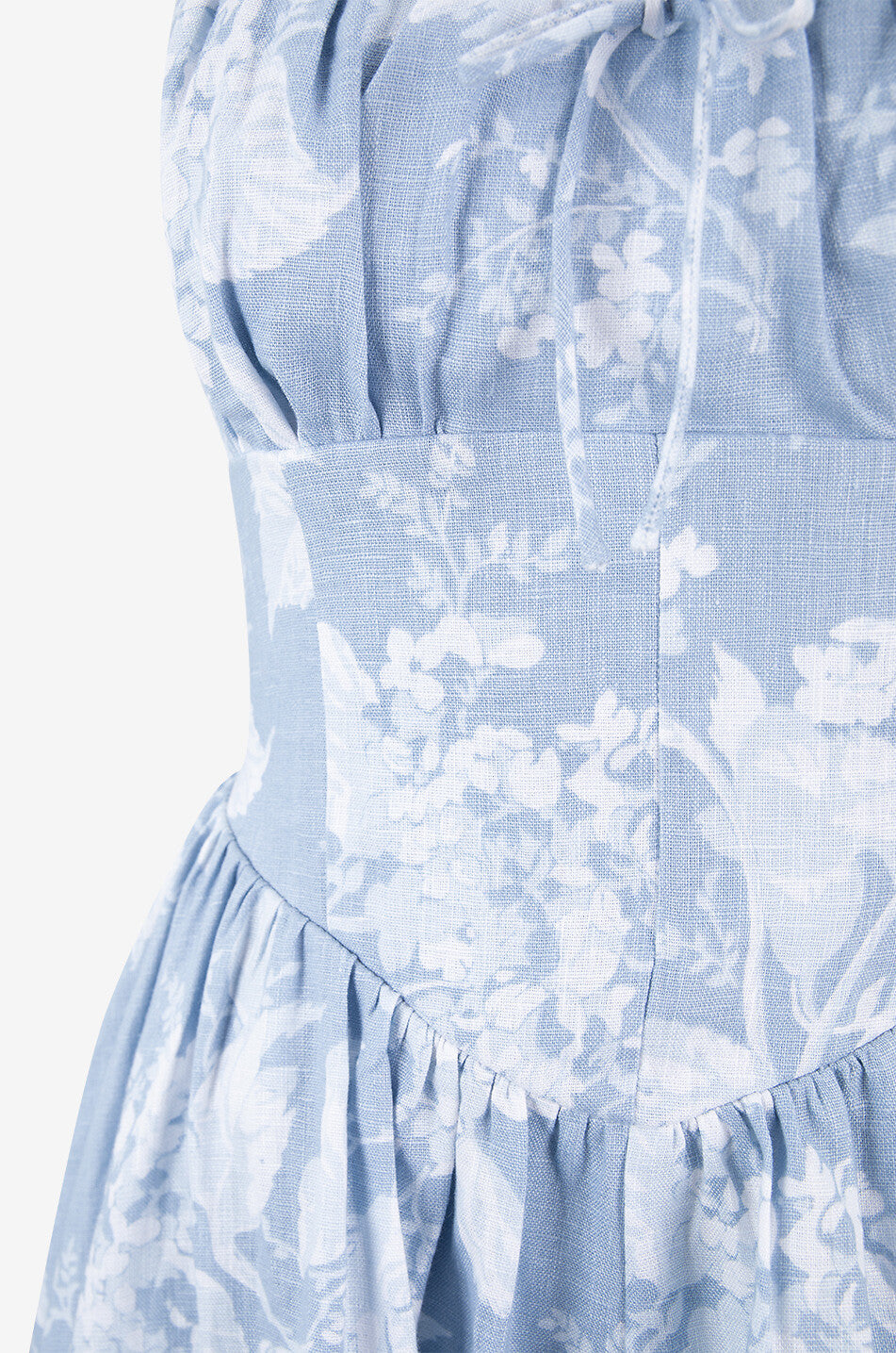 Ref Balia Linen Midi Dress