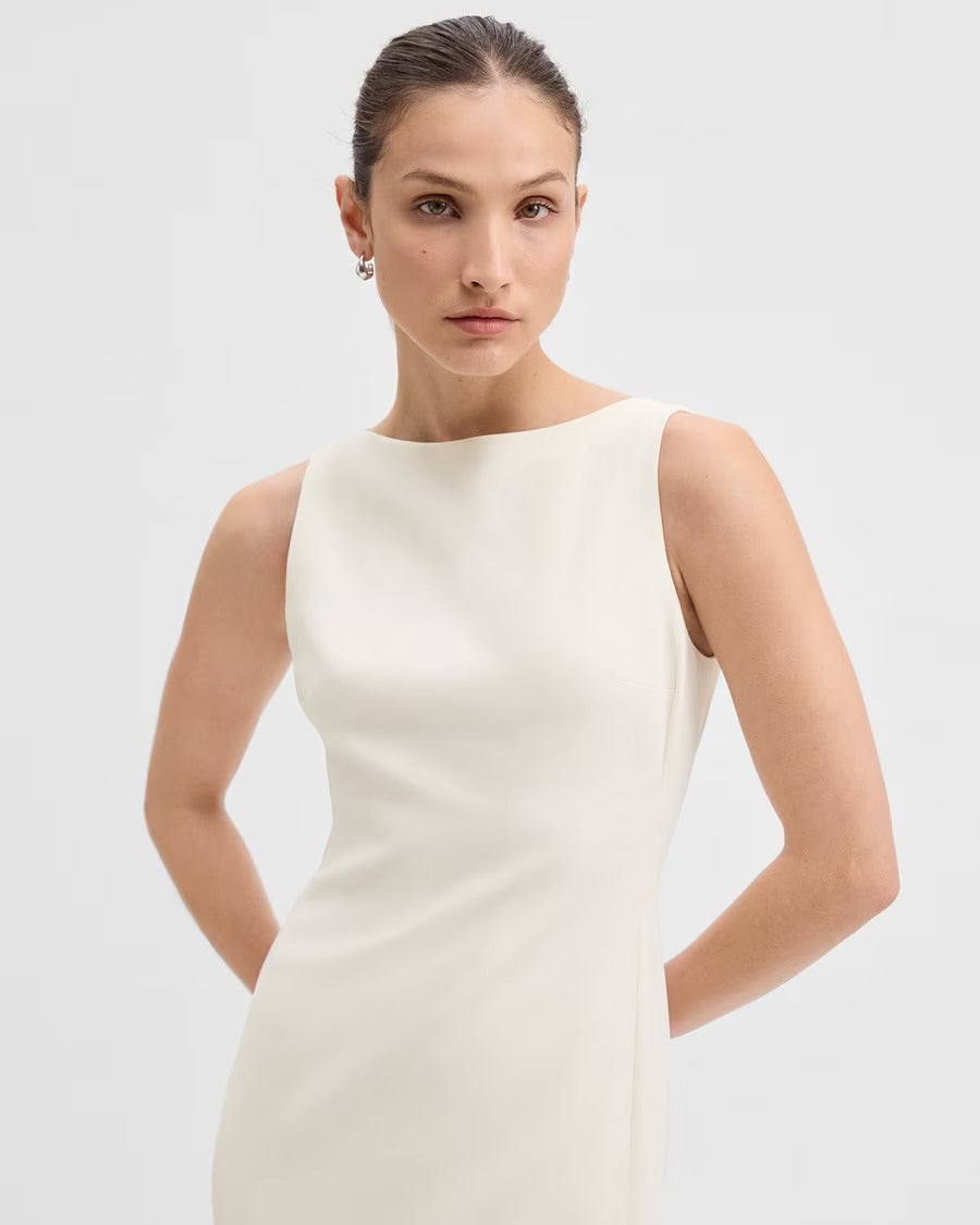 TH Flared Mini Dress in Admiral Crepe