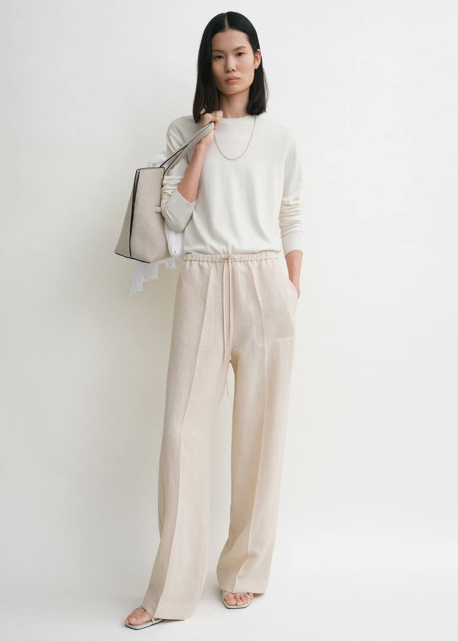 Tot Fluid Long Sleeve Shirt | Tank Top | Drawstring Trousers | Lyocell-Linen Set