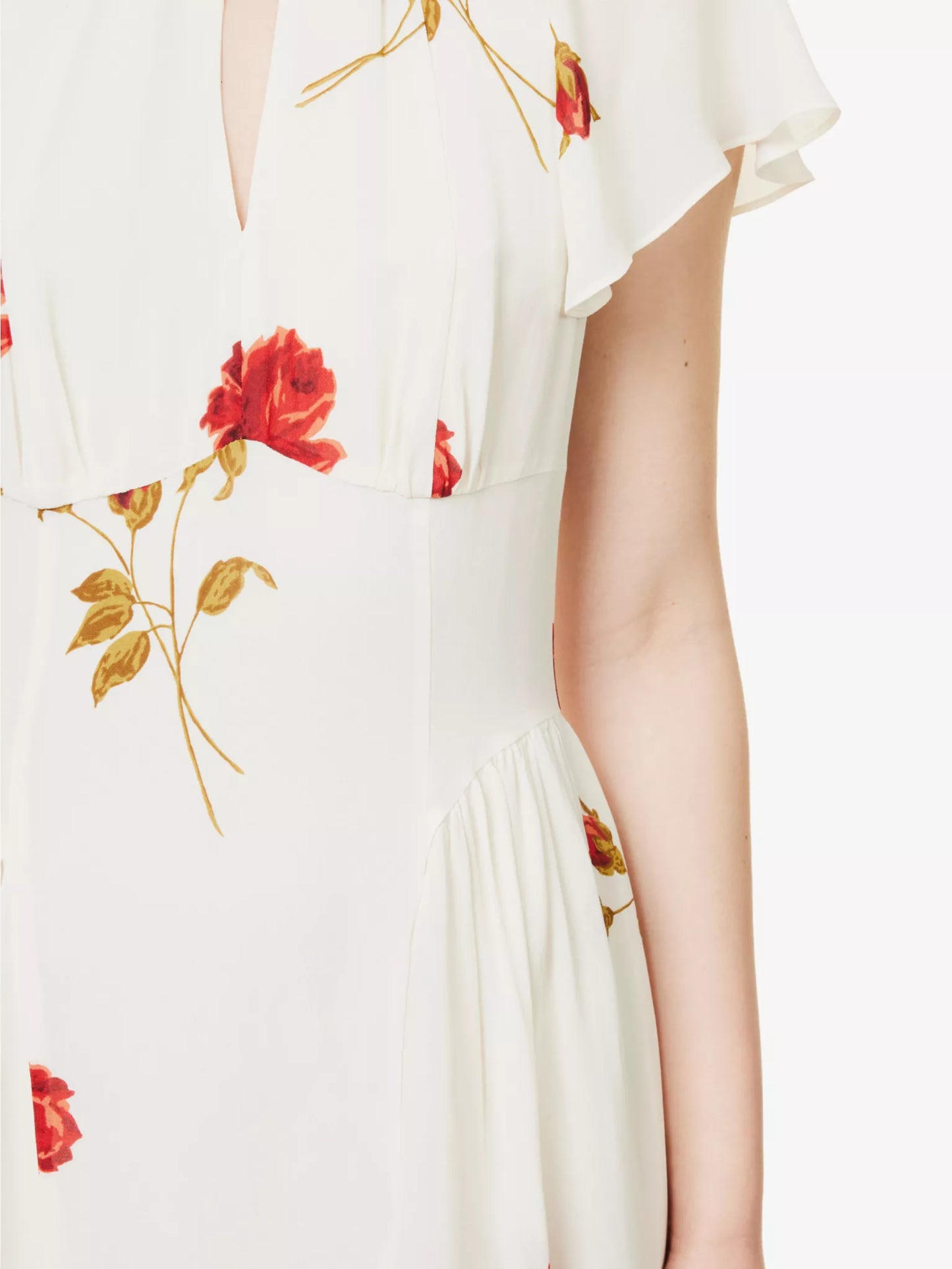 Ref Vaeda Viscose Mini Dress in American Beauty Floral