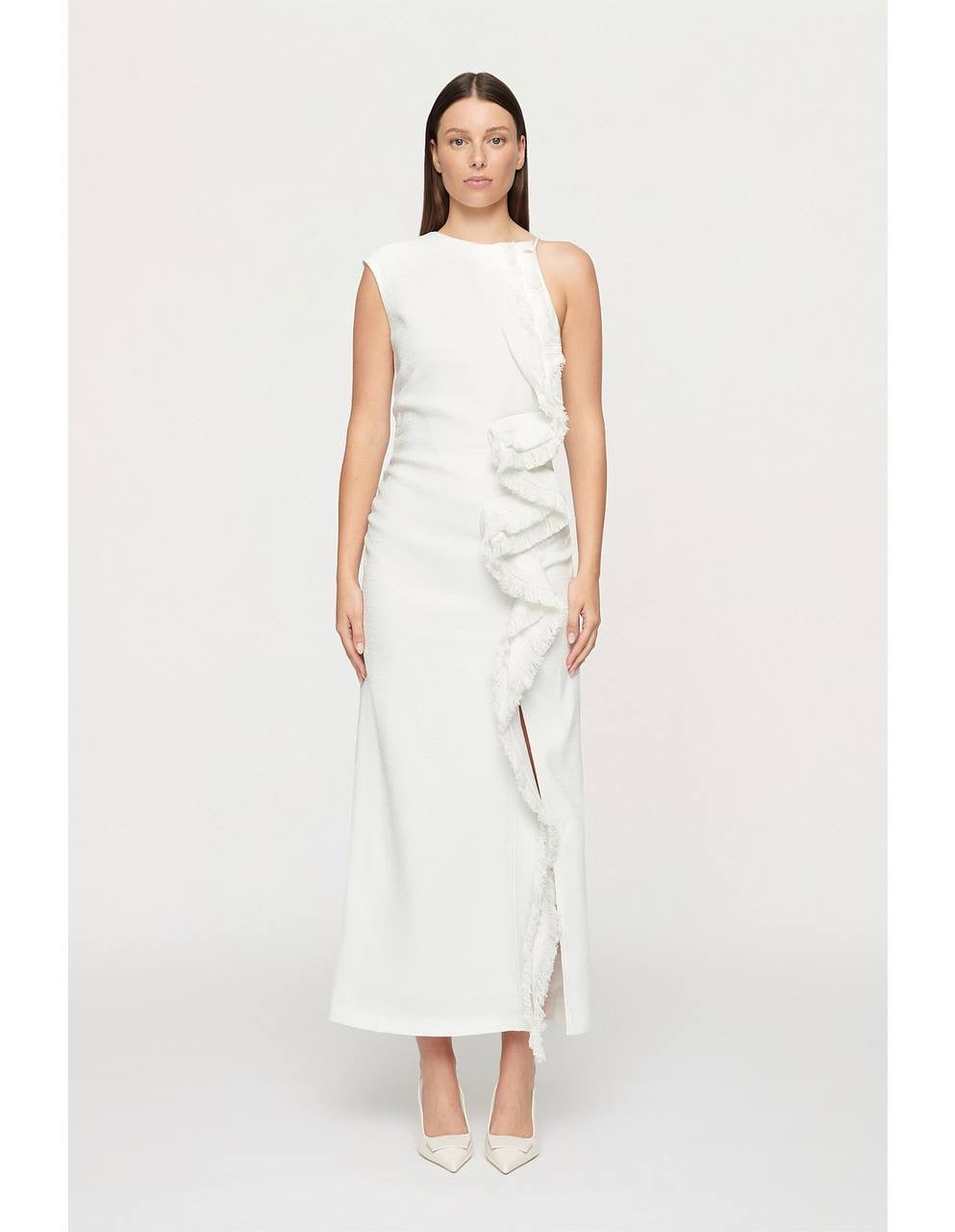 CLE Elijah Fringe Midi Maxi Dress
