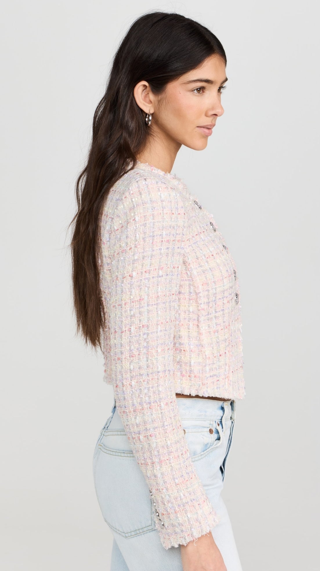 LSF Falima Tweed Cropped Jacket