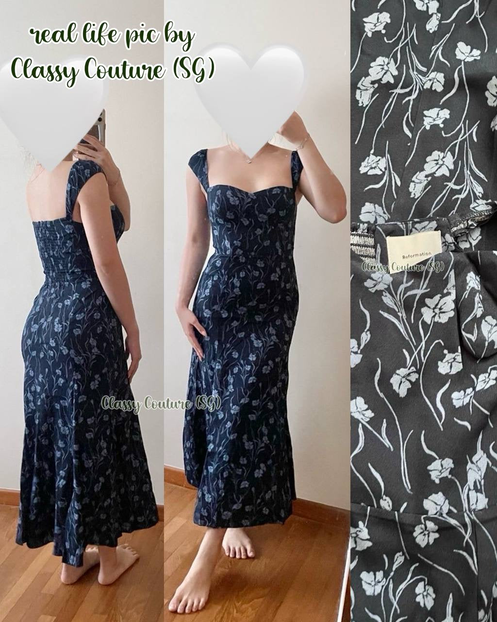Ref Bryson Viscose Midi Dress