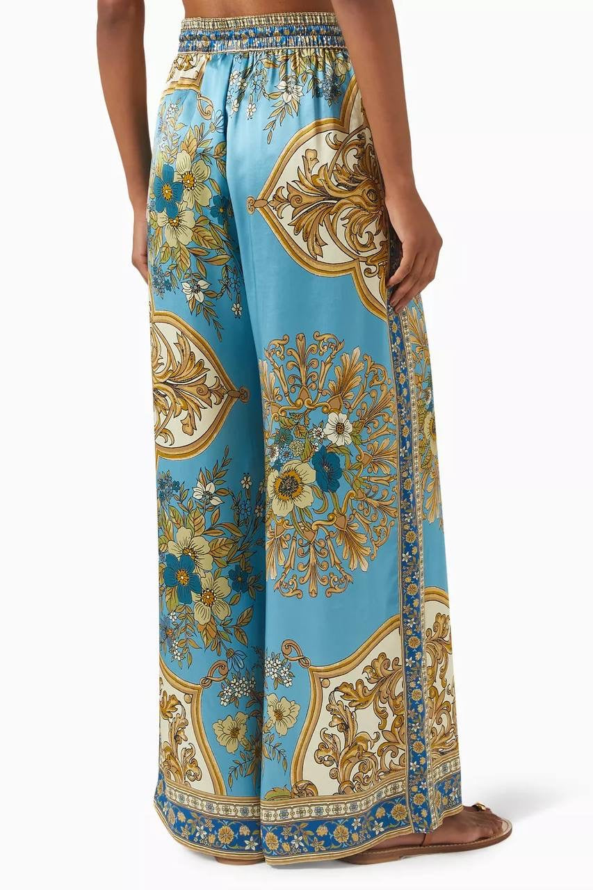 ALM Cassie Printed Silk Shirt | Pants | Set