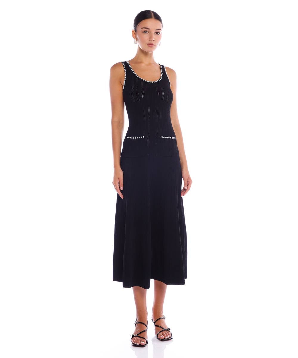 SD Manuella Beaded Midi Dress | Manuel Cropped Cardigan Top | Set