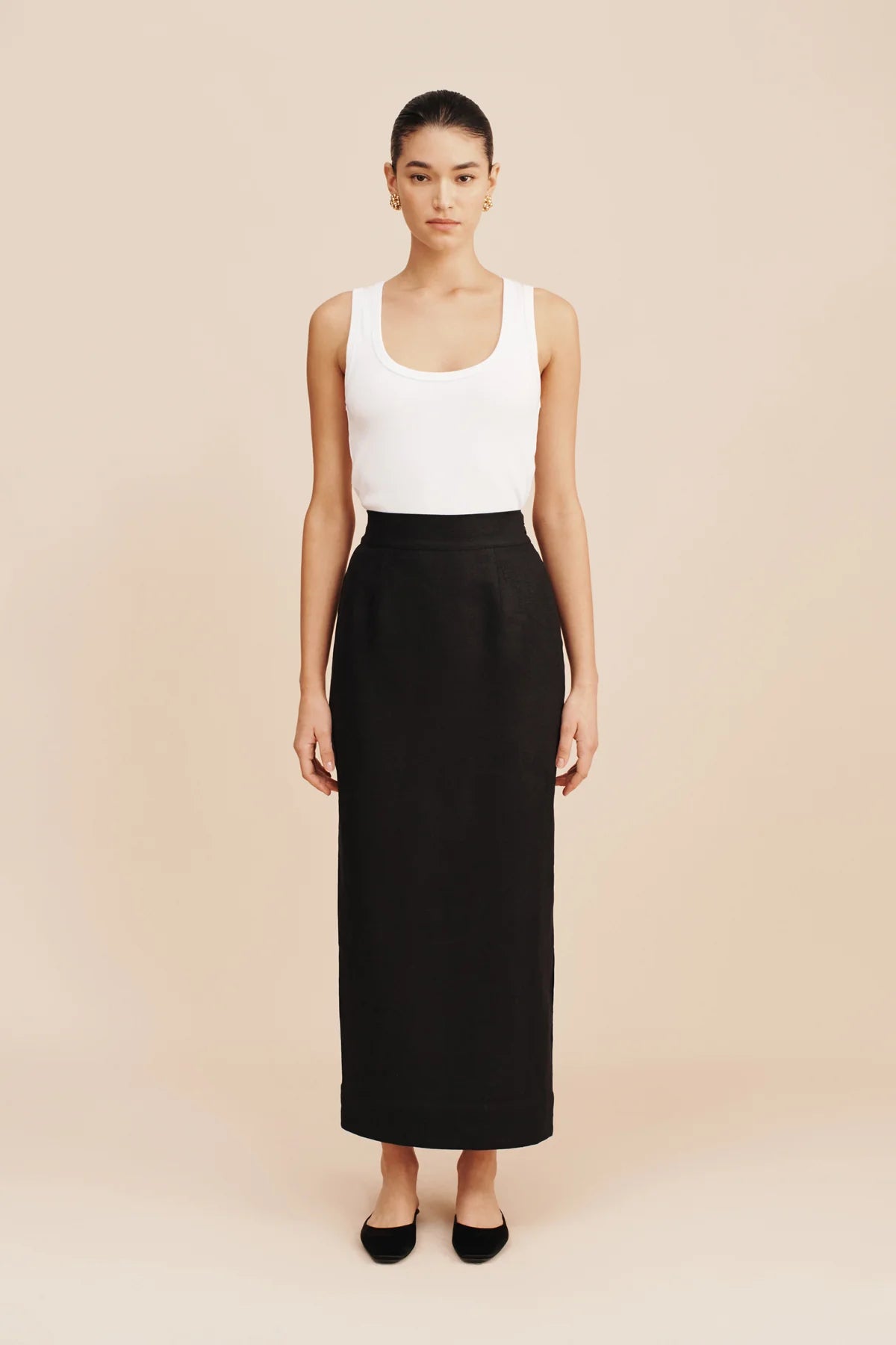 PSE Rio Linen Vest | Trousers | Emma Pencil Midi Skirt | Set