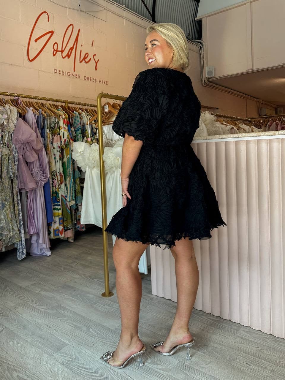 AJ Florential Swing Mini Dress