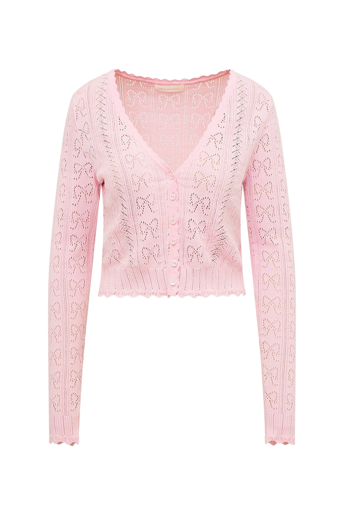 LSF Fane Bow Pointelle Top | Baudin Mini Skirt | Petra Cardigan | Set