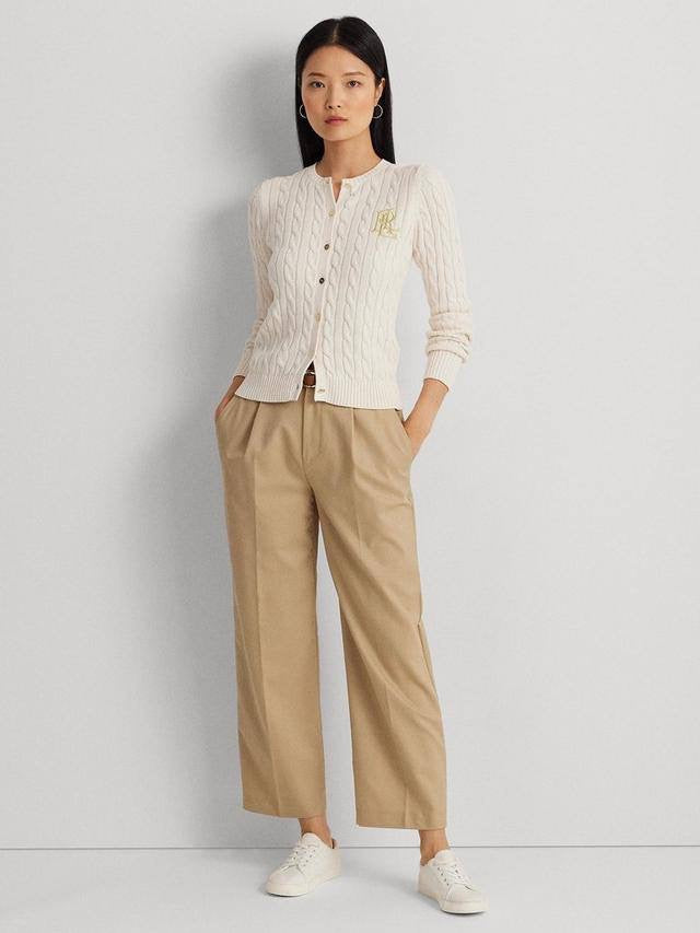 RL Ralhan Cable Knit Cotton Cardigan