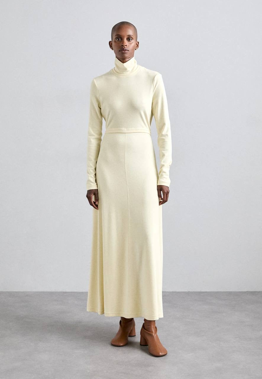 PS Jayne Rib Knit Turtleneck Midi Dress