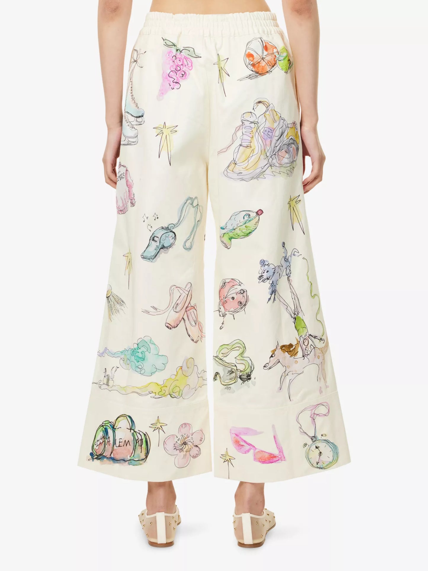 ALM Court Cotton Oversized Shirt | Wide Leg Pant | Set