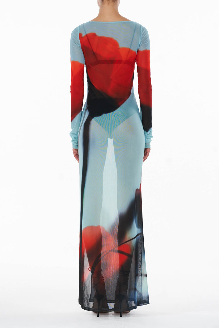 RB Santino Tulip Sheer Maxi Dress
