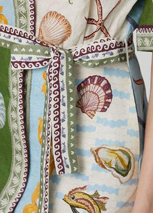 ALM Bath House Linen Mini Dress
