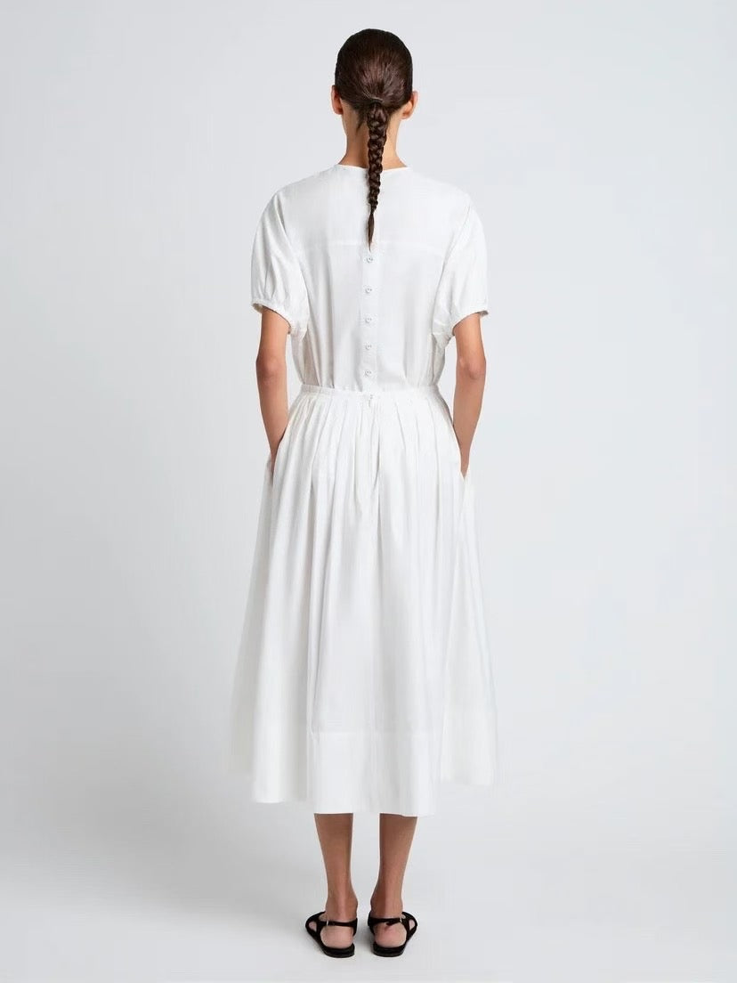 PS Haleigh Cotton Reversible Top | Austin Midi Skirt | Cotton Sateen Set