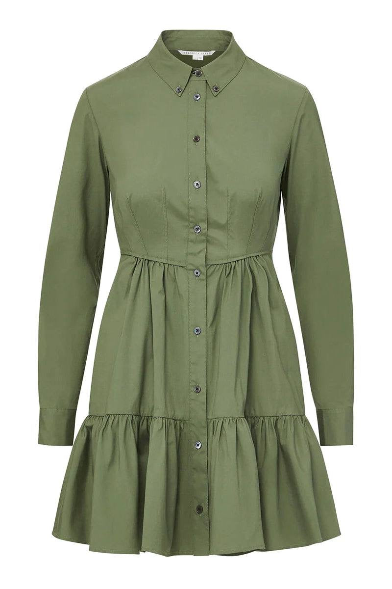 VB Delbie Stretch-Cotton Mini Dress