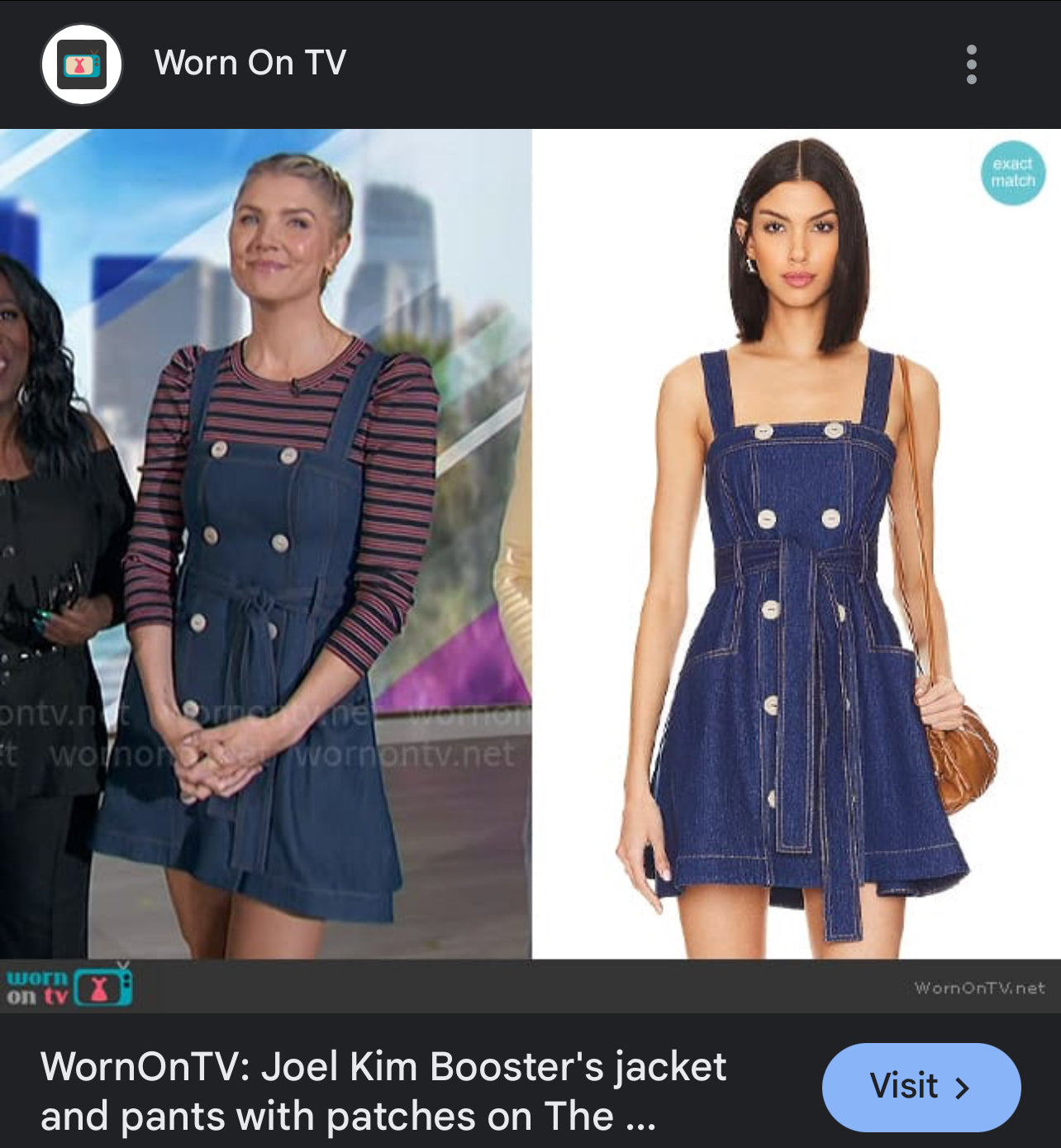 ALX Danni Denim Mini Dress