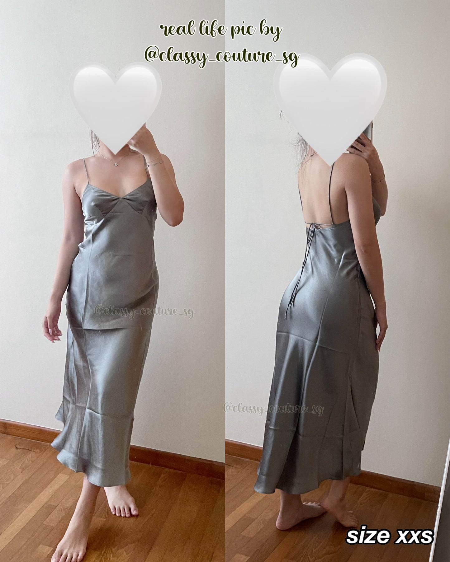 (PART 1/2) SL Deco Rouleau Silk Midi Maxi Dress: Solid Colours