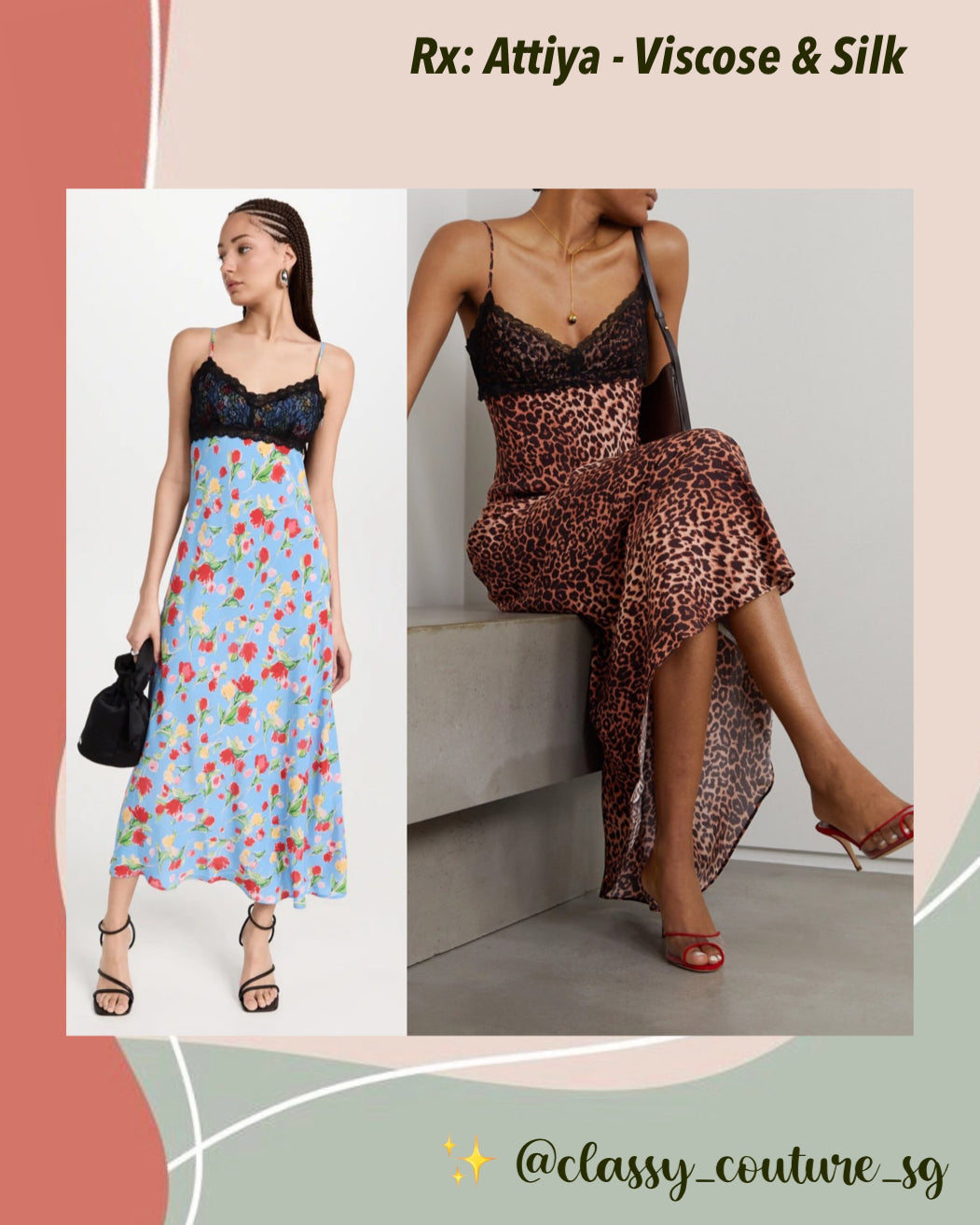 Rx Attiya Midi Slip Dress