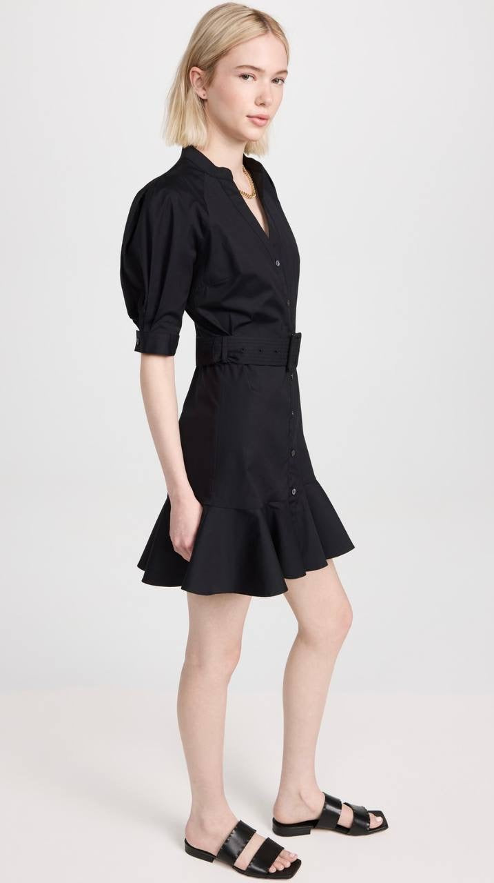 VB Molly Belted Shirtdress Mini Dress