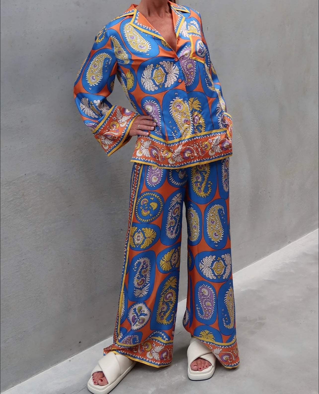 ALM Luis Silk Shirt | Pants | Set