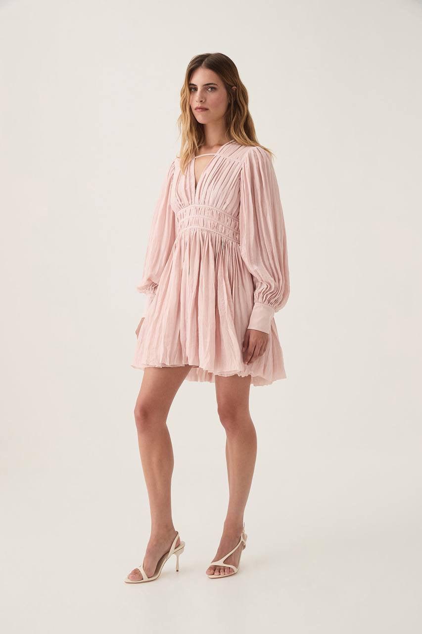 AJ Catalyst Pleated Mini | Midi Dress