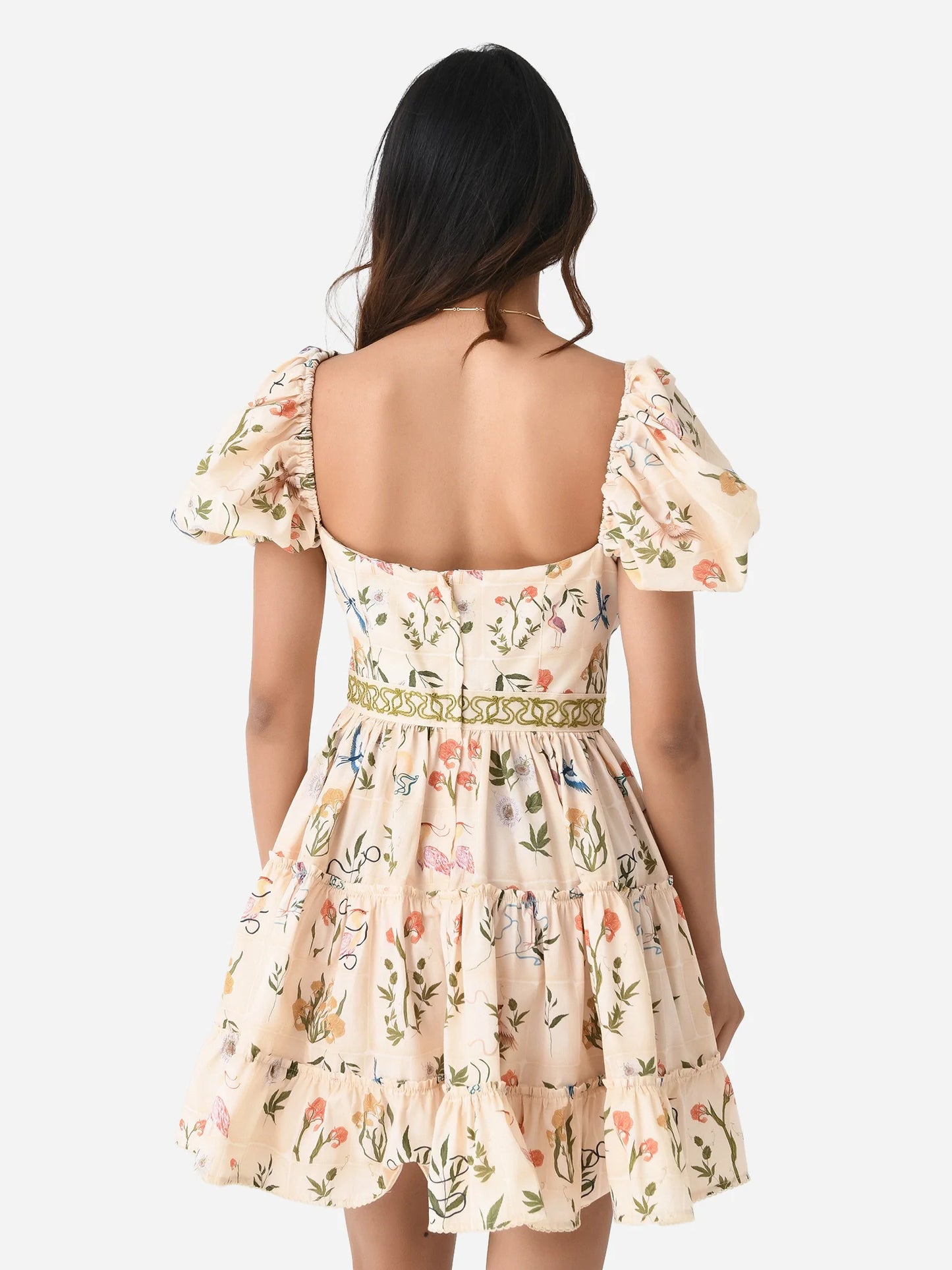 AB Manzanilla Paraiso Cotton Mini Dress
