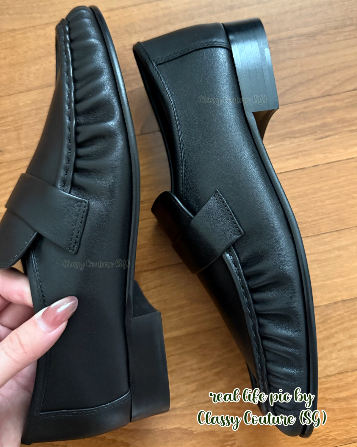 TR Soft Calfskin Leather Loafers Shoes