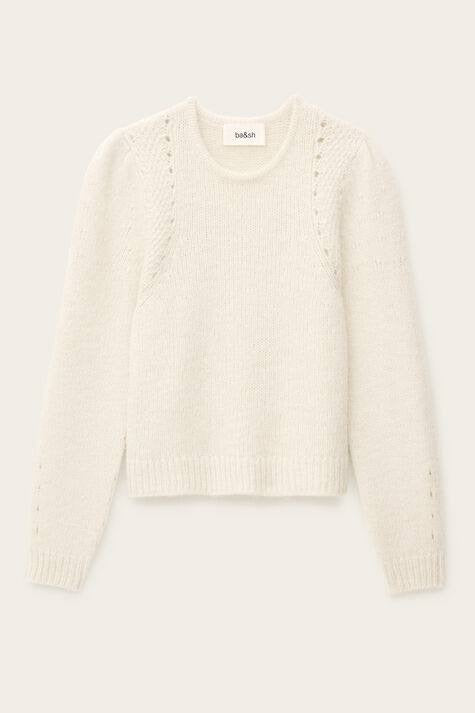 BA Belma Puff-Sleeved Wool-cotton-alpaca blend Jumper