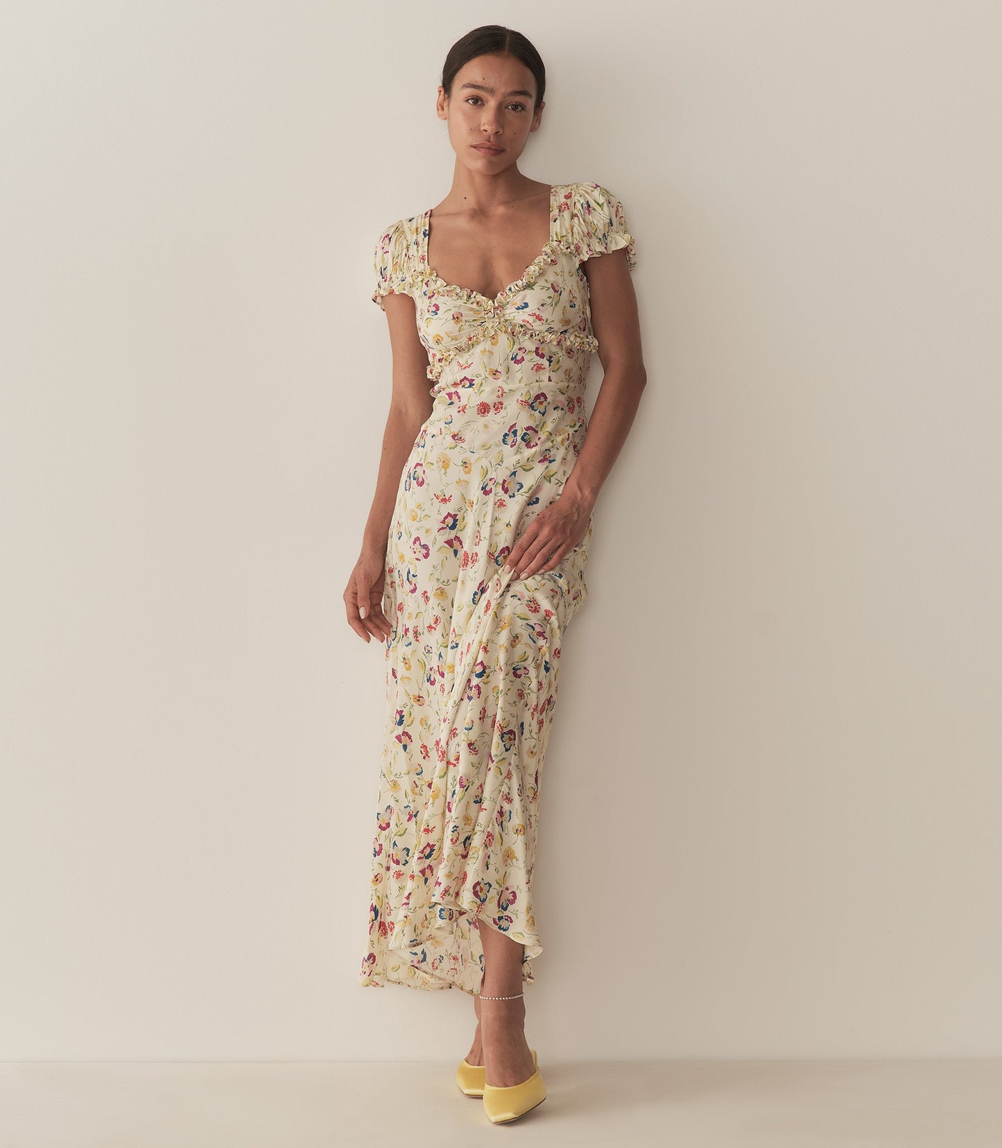 DN Valerine Silk-Viscose Midi Maxi Dress