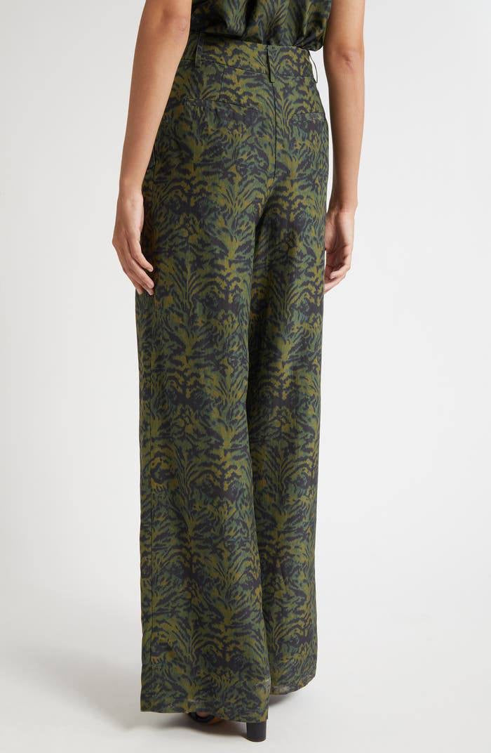 UJ Talie Short Sleeve Blouse Top | Charlie Wide Leg Pants | Silk Set